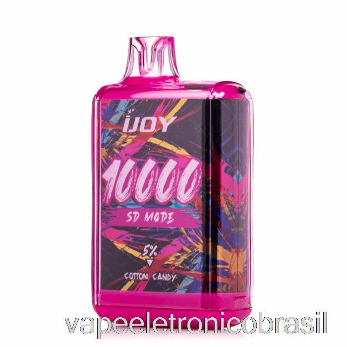 Vape Eletrônico Ijoy Bar Sd10000 Algodão Doce Descartável
